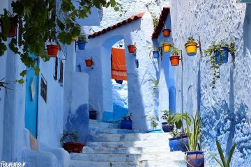 روستای تمام آبی رنگ در مراکش