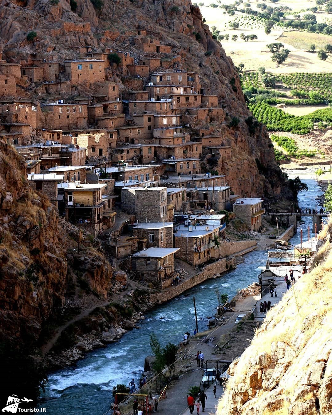 روستای پلکانی پالنگان در کردستان